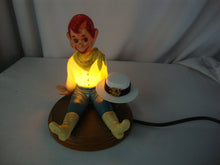 Load image into Gallery viewer, Vintage Howdy Doody Nightlight Small Table Lamp
