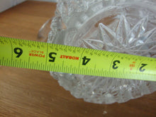 Load image into Gallery viewer, Antique McKee EAPG Diamond Starburst Heavy Glass Pitcher Sawtooth Edges
