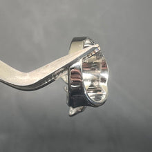 Load image into Gallery viewer, Ring, Sterling Silver Shank, Butterfly Decor, Size 4
