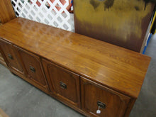 Load image into Gallery viewer, Vintage Davis Cabinet Oak Console Sideboard Four Door Cabinet

