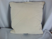 Load image into Gallery viewer, Hand Loomed Mexico Mohair Animal Dark Green Peach Accent Pillow
