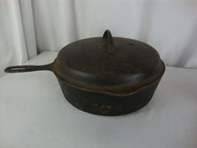 Load image into Gallery viewer, Vintage Griswold Iron Mountain? #8 Chicken Fryer with Lid UNRESTORED
