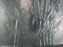 Load image into Gallery viewer, Vintage Everlast Aluminum Bali Bamboo Rectangle Serving Tray with Handles
