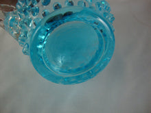 Load image into Gallery viewer, Vintage Fenton Aqua Blue Opalescent CC-369 Hobnail Small Pitcher
