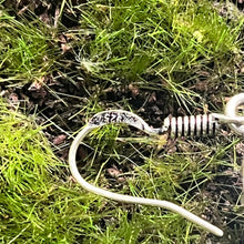 Load image into Gallery viewer, Earrings, Sterling Silver, Agate in Matrix
