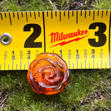 Load image into Gallery viewer, Earrings, Sterling Silver, Baltic Amber Roses, Poland
