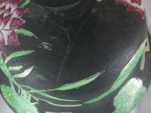 Load image into Gallery viewer, Vintage King's Fine China Large Porcelain Ginger Jar with Lid and Dark Wood Base
