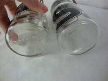 Load image into Gallery viewer, Vintage Wheaton Glass Country Salt &amp; Pepper Shakers with Metal Lids Wire Bale Top Set
