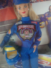 Load image into Gallery viewer, 1998 Mattel Collector 50th Anniversary NASCAR Barbie NIB
