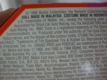 Load image into Gallery viewer, 1998 Mattel Collector 50th Anniversary NASCAR Barbie NIB
