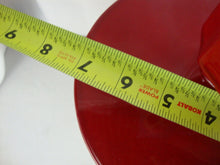 Load image into Gallery viewer, Vintage Unmarked Sugar with Eagle Cream Ceramic Kitchen Canister with Red Lid
