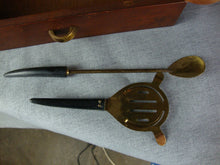 Load image into Gallery viewer, MCM Retro Solid Wood Tabletop Bar Brass Hardware and Bar Tools
