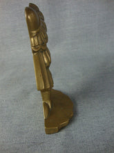 Load image into Gallery viewer, Vintage Solid Brass Holly Hobbie Small Door Stop
