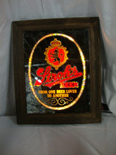 Load image into Gallery viewer, 1980 Stroh's Beer From One Beer Lover to Another Lighted Mirror Bar Wall Sign
