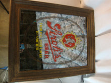 Load image into Gallery viewer, 1980 Stroh's Beer From One Beer Lover to Another Lighted Mirror Bar Wall Sign
