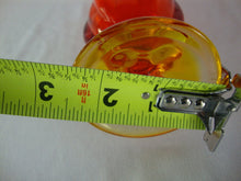 Load image into Gallery viewer, Vintage Viking Glass Amberina Six Petal Persimmon Glass Swung Bud Vase

