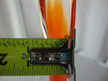Load image into Gallery viewer, Vintage Viking Glass Amberina Six Petal Persimmon Glass Swung Bud Vase
