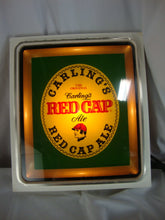 Load image into Gallery viewer, 1960s Carling's Red Cap Ale Lighted Bar Beer Electric Wall Sign
