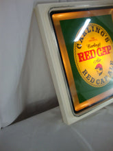 Load image into Gallery viewer, 1960s Carling's Red Cap Ale Lighted Bar Beer Electric Wall Sign
