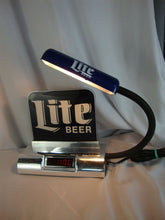 Load image into Gallery viewer, 1989 Miller Lite Beer Cash Register Lamp Clock Electric Dealer Display
