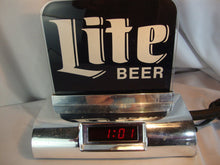 Load image into Gallery viewer, 1989 Miller Lite Beer Cash Register Lamp Clock Electric Dealer Display
