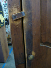 Load image into Gallery viewer, Farmhouse Pine Country Pantry Cupboard Painted Carved Hinged Front Door
