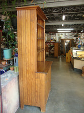 Load image into Gallery viewer, Farmhouse County Beadboard Display Storage Hutch Cabinet
