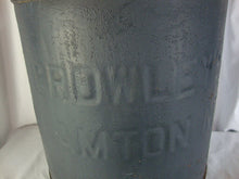 Load image into Gallery viewer, Vintage Farmhouse Crowley's Binghamton, NY #69 10 Gallon Milk Can Painted Black
