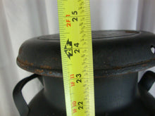 Load image into Gallery viewer, Vintage Farmhouse Crowley's Binghamton, NY #69 10 Gallon Milk Can Painted Black
