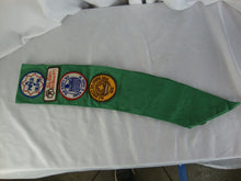 Load image into Gallery viewer, 1970s Girl Scout #113 Sash with Pins and Badges

