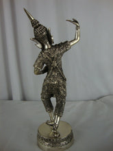 Load image into Gallery viewer, Vintage Metal Silver Tone Thai Bali Standing Dancer Figurine
