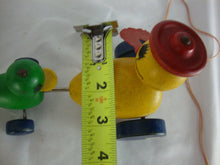 Load image into Gallery viewer, Vintage Fisher Price Mama Duck with Three Babies Pull Toy
