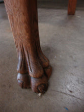 Load image into Gallery viewer, Vintage Tiger Oak Buffet Server 3 Drawer with Mirror and Upper Shelf
