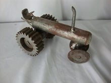 Load image into Gallery viewer, Vintage Handmade Folk Art Random Metal Parts Tractor Figurine
