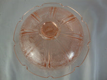 Load image into Gallery viewer, Vintage Jeanette Vaseline Pink Depression Glass Butter Dish with Dome Lid
