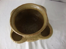 Load image into Gallery viewer, Vintage Ikebana Unmarked Strawberry Pottery Planter
