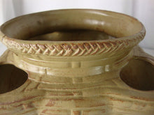 Load image into Gallery viewer, Vintage Ikebana Unmarked Strawberry Pottery Planter
