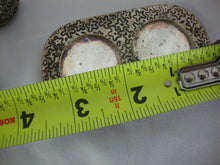 Load image into Gallery viewer, Vintage Pewter Fairy First Curl First Tooth Mini Trinket Jars with Lids and Oval Stand
