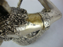 Load image into Gallery viewer, Vintage Metal Silver Tone Thai Bali Sitting Musician Figurine
