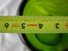 Load image into Gallery viewer, MCM Viking Glass Large Green Orb Three Slot Ashtray Monogram B

