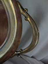 Load image into Gallery viewer, Vintage Webster Wilcox 2681 Silverplate Large Oval Handled Serving Tray Platter
