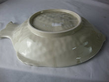 Load image into Gallery viewer, 1975 Fitz Floyd Cream White Textured Fish Bowl Dish
