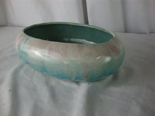 Load image into Gallery viewer, Vintage RRPCO Roseville Aqua Pink Melon Shape Ceramic Indoor Planter
