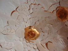 Load image into Gallery viewer, Vintage Indiana Glass Pink Glass Footed Grape Motif Fruit Bowl
