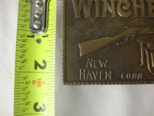 Load image into Gallery viewer, Vintage Winchester Repeating Arms Lewis Buckles Brass Belt Buckle
