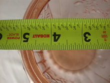 Load image into Gallery viewer, Vintage Anchor Hocking Mayfair Open Rose Pink Glass Biscuit Jar with Lid
