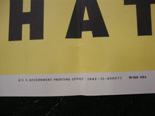 Load image into Gallery viewer, Original Issue 1942 WWII Top That 10% War Poster
