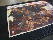 Load image into Gallery viewer, Original Issue 1945 WWII Schlaikjer "Here's Your Infantry" War Poster
