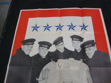 Load image into Gallery viewer, Original Issue 1943 WWII Sullivan Brothers They Did Their Part War Poster
