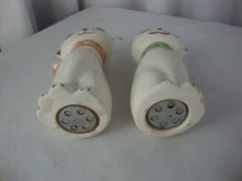 Load image into Gallery viewer, Vintage Winking Eyes Ceramic Cat Polka Dot Scarves Salt &amp; Pepper Shaker Set
